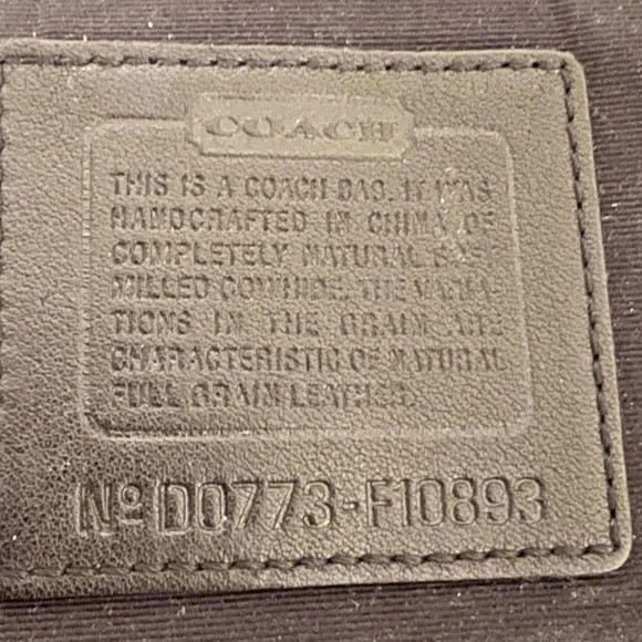 Coach Chelsea Black Pebbled Leather Shoulder Bag (F10893) - Picture 7 of 13